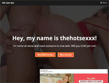 Tablet Screenshot of hdcamsex.net